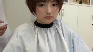 理发视频女士短发教学,轻松打造时尚女士短发